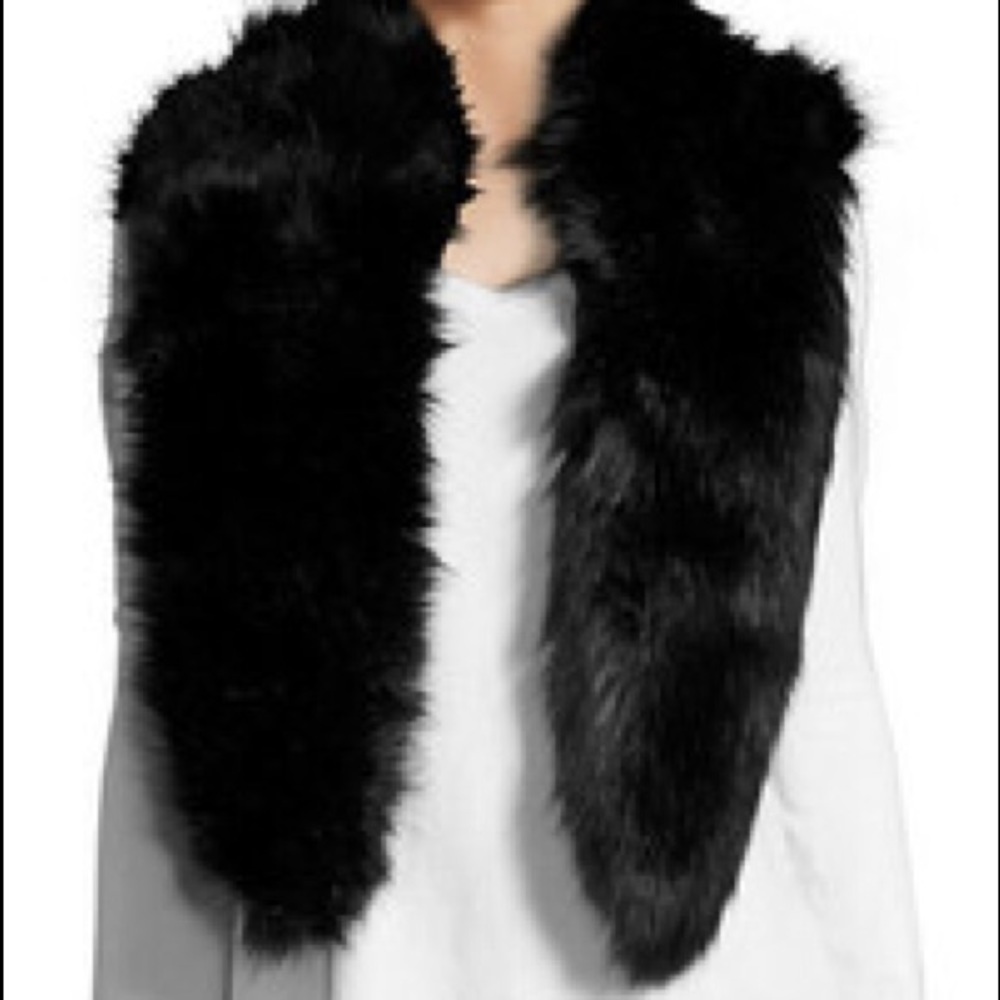 BCBGeneration Faux Fur Wrap Scarf NWT
